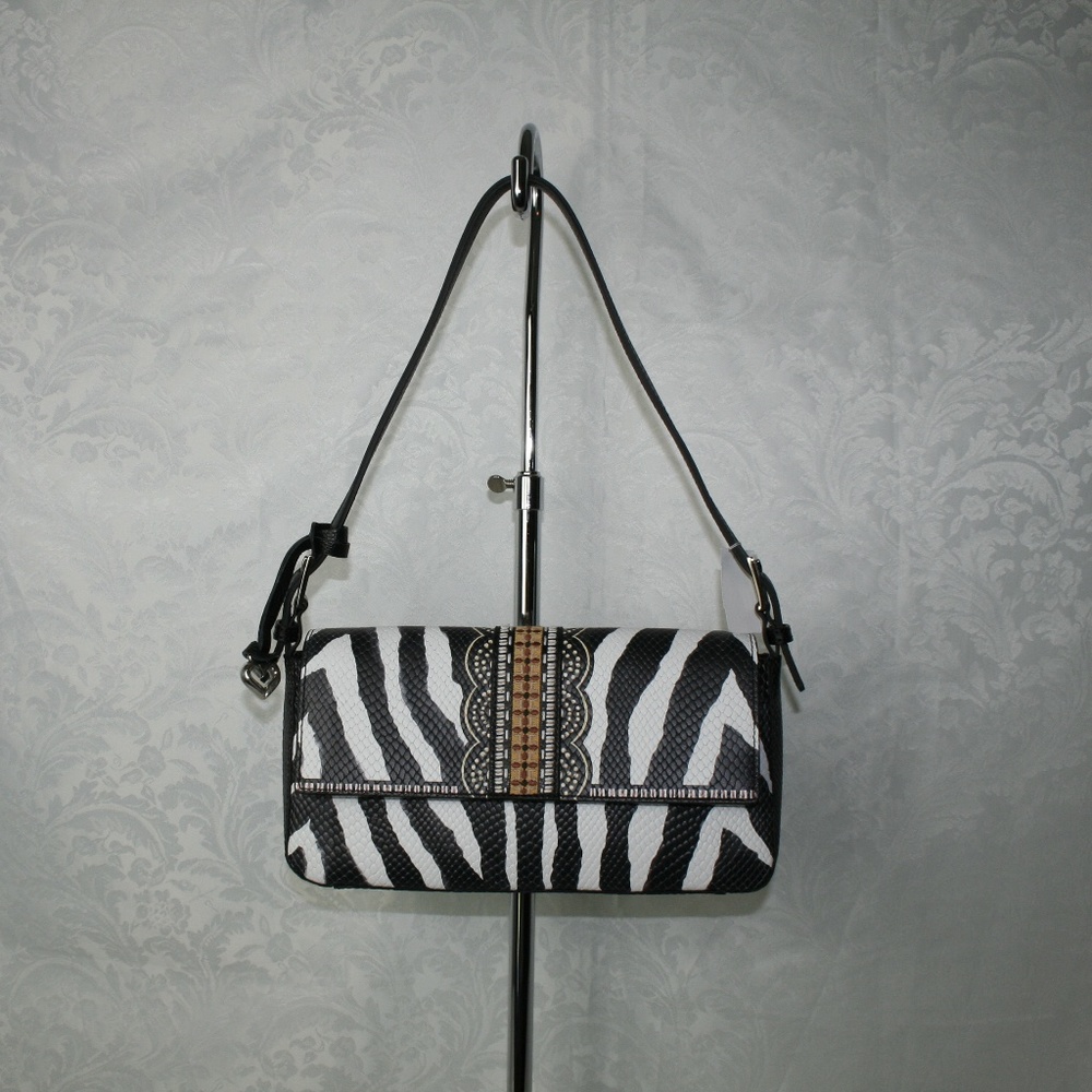 BRIGHTON AFRICA STORIES TARINA BAGUETTE BAG LEATHE